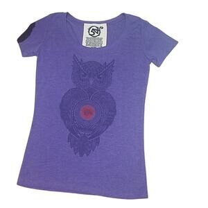 541Threads "The Wise Love" purple top